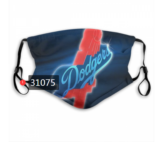 2020 Los Angeles Dodgers Dust mask with filter 7->mlb dust mask->Sports Accessory